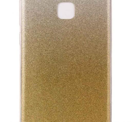 Силиконов калъф / гръб / TPU за Huawei P10 Lite - преливащ / сребристо и златисто