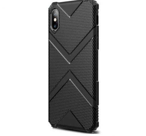 Силиконов калъф / гръб / TPU Hybrid за Apple iPhone 11 Pro 5.8'' - черен / Immortal