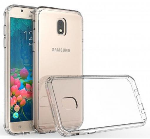 Луксозен твърд гръб за Samsung Galaxy J7 2017 J730 - прозрачен