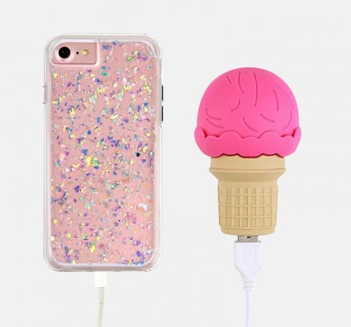 Универсална външна батерия / Universal Power Bank 2.1A Doble USB 8800mAh - Ice Cream — снимка 3