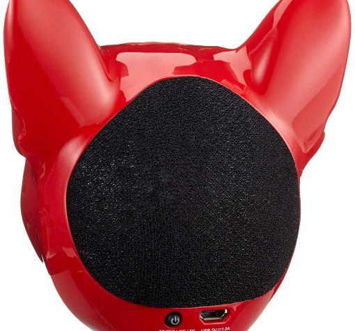 Bluetooth тонколона Dog Head / Dog Head Bluetooth Wireless Stereo Speaker - червена — снимка 2