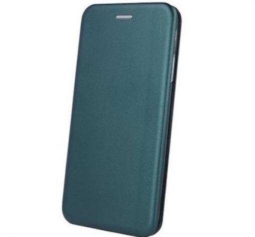 Луксозен кожен калъф Flip тефтер със стойка OPEN за Apple iPhone 11 Pro Max 6.5" - тъмно зелен