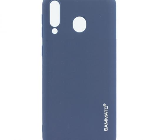 Луксозен силиконов калъф / гръб / Sammato Cover TPU Case за Huawei P30 Lite - син