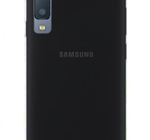 Оригинален гръб Silicone Cover за Samsung Galaxy A7 2018 A750F - черен