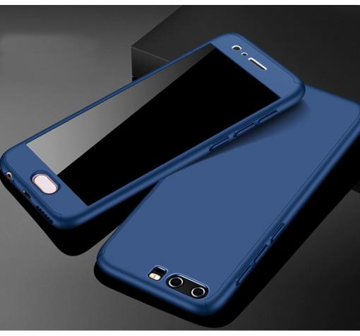 Твърд гръб Magic Skin 360° FULL за Huawei P10 Plus - тъмно син