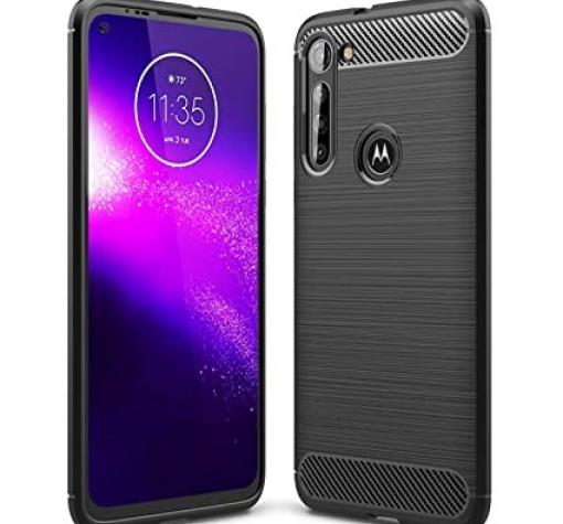 Силиконов калъф / гръб / TPU за Motorola Moto G8 Power Lite - черен / carbon