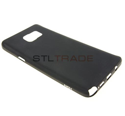 Ултра тънък силиконов калъф / гръб / TPU Ultra Thin i-Zore Case за Samsung Galaxy Note 5 N920 - черен / мат — снимка 2
