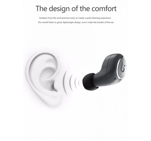 Bluetooth слушалка BOROFONE Mini BC3 Wireless Bluetooth V4.1 Earphone Headset - графит — снимка 3