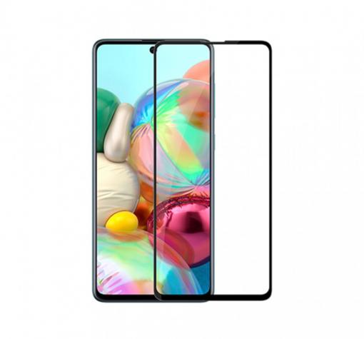 Удароустойчив протектор Full Cover / Nano Flexible Screen Protector с лепило по цялата повърхност за дисплей на Samsung Galaxy Note 10 Lite / A81 – черен — снимка 2
