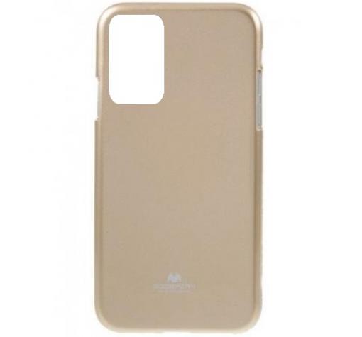 Луксозен силиконов калъф / гръб / TPU Mercury GOOSPERY Jelly Case за Samsung Galaxy S20 - златист
