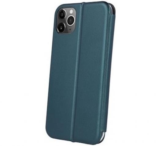 Луксозен кожен калъф Flip тефтер със стойка OPEN за Apple iPhone 11 Pro 5.8" - тъмно зелен — снимка 2