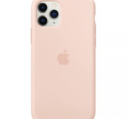 Оригинален гръб Silicone Cover за Apple iPhone 11 6.1" - светло розов — снимка 2