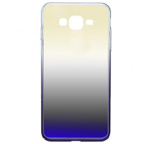 Силиконов калъф / гръб / TPU Ombre Case за Samsung Galaxy J3 / J3 2016 J320 - преливащ / златисто и сиво