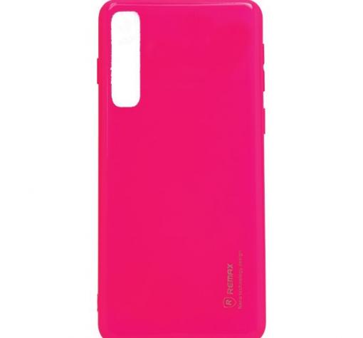 Силиконов калъф / гръб / TPU за Samsung Galaxy A50 / A50S / A30S - розов / брокат