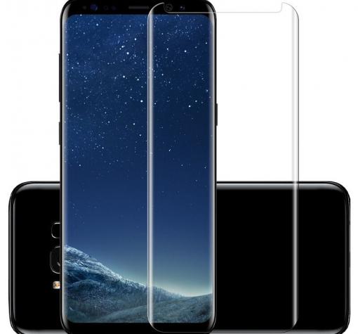 Оригинален извит стъклен скрийн протектор / 4D EQUIPTORS Screen Protector за Samsung Galaxy S8 Plus G955 - прозрачен