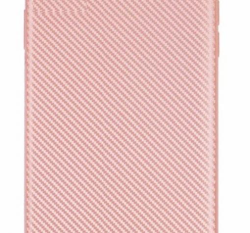 Силиконов калъф / гръб / TPU за Apple iPhone 6 / iPhone 6S - Rose Gold / Carbon