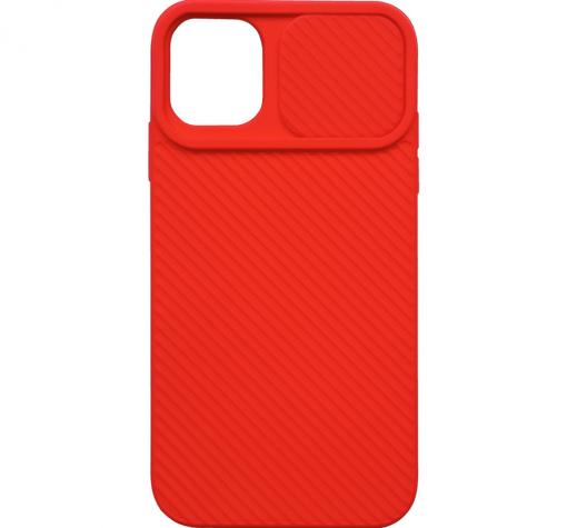 Удароустойчив силиконов калъф / кейс / TPU Slide Camera Lens за Apple iPhone 11 6.1'' - червен