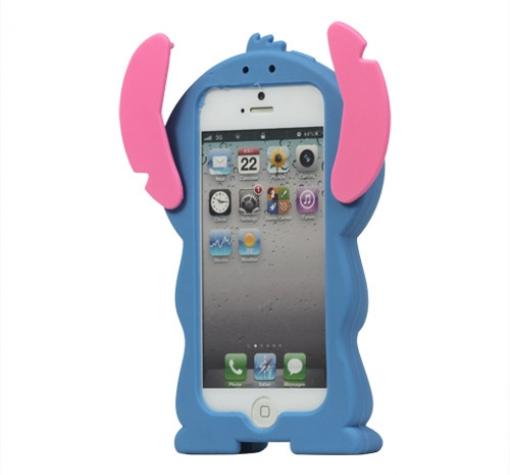 Силиконов калъф / гръб / TPU 3D за Apple iPhone 6 4.7'' - Stitch / син — снимка 3