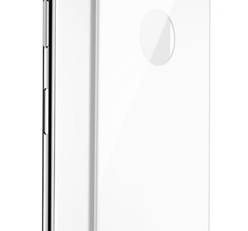 Tempered Glass Screen Protector Baseus Apple iPhone X back / Стъклен скрийн протектор Baseus за Apple iPhone X - бял / back