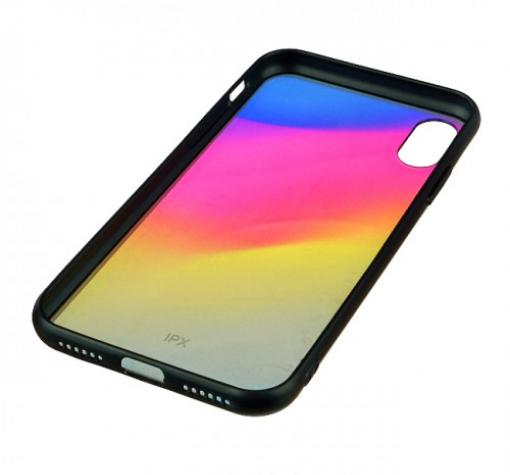 Силиконов калъф / гръб / TPU за Apple iPhone 7 / iPhone 8 - многоцветен / Дъга 1 — снимка 3
