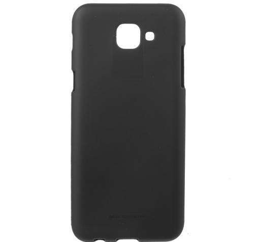 Луксозен силиконов калъф / гръб / TPU Mercury GOOSPERY Soft Jelly Case за Samsung Galaxy J4 Plus 2018 - черен