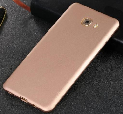 Оригинален силиконов калъф / гръб / TPU X-LEVEL Guardian Series за Samsung Galaxy J4 Plus 2018 - златист / мат