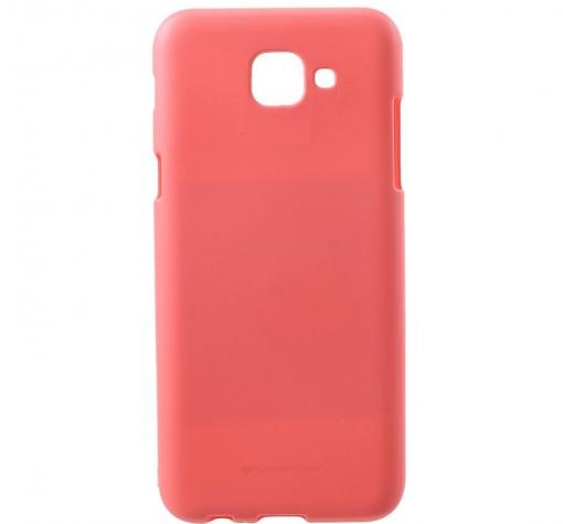 Луксозен силиконов калъф / гръб / TPU Mercury GOOSPERY Soft Jelly Case за Samsung Galaxy J4 Plus 2018 - корал