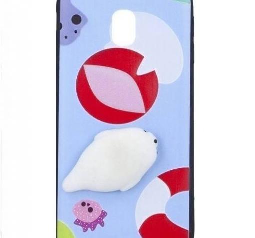 Луксозен силиконов калъф / гръб / TPU 4D за Samsung Galaxy J3 2017 J330 - тюлен / Seal