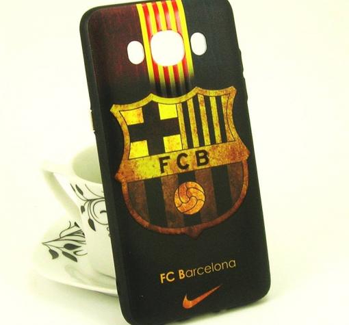 Луксозен твърд гръб за Samsung Galaxy J5 2016 J510 - цветен / FC Barcelona — снимка 2