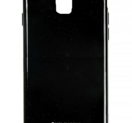 Силиконов калъф / гръб / TPU MOLAN CANO Jelly Case за Samsung Galaxy J7 2017 J730 - черен / брокат