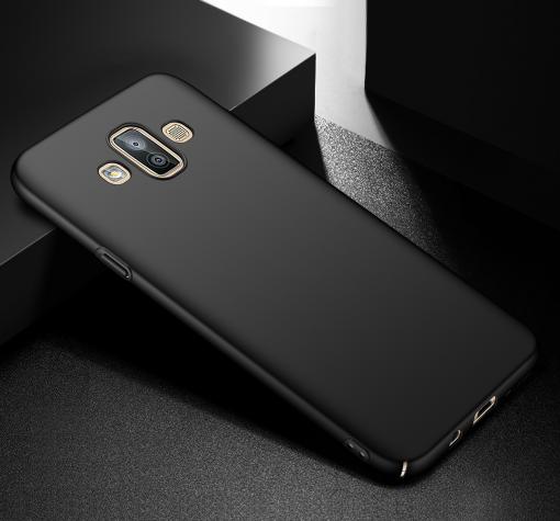 Луксозен твърд гръб за Samsung Galaxy J7 Duo 2018 - черен