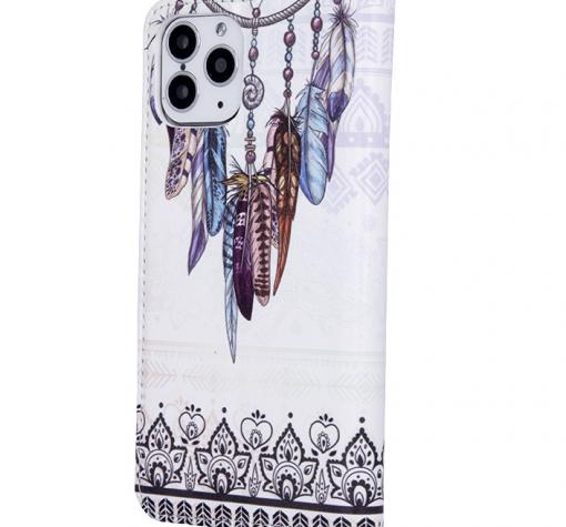 Кожен калъф Flip тефтер със стойка Trendy Book за Huawei Y6p - Boho — снимка 2
