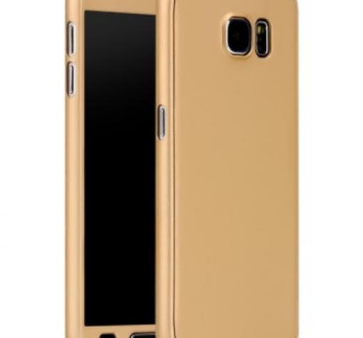 Твърд гръб Magic Skin 360° FULL за Galaxy Note 5 N920 / Samsung Note 5 - златист