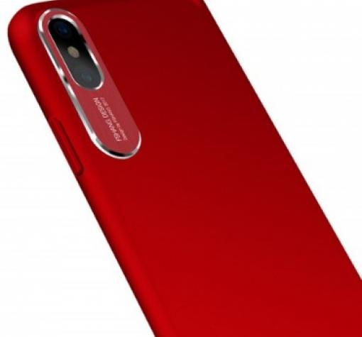 Луксозен твърд гръб FSHANG Jerry Series за Apple iPhone X / iPhone XS - червен