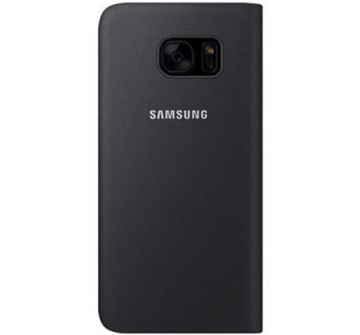 Оригинален калъф S View Cover EF-Z935CB за Samsung Galaxy S7 Edge G935 - черен — снимка 3