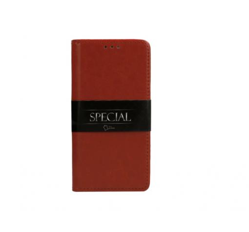 Луксозен кожен калъф Special Case за Samsung Galaxy S20 FE - Кафяв — снимка 2