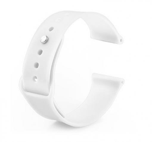 Силиконова каишка за Apple Watch 42 / 44мм - бяла