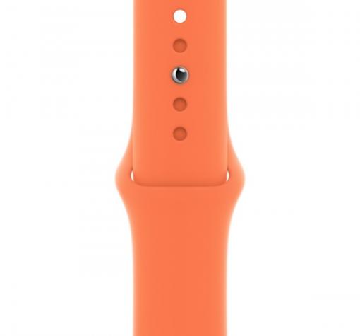 Силиконова каишка за Apple Watch 42 / 44мм - цвят праскова — снимка 2
