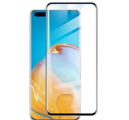 Удароустойчив протектор Full Cover / Nano Flexible Screen Protector с лепило по цялата повърхност за дисплей на Samsung Galaxy S21 – черна рамка — снимка 2