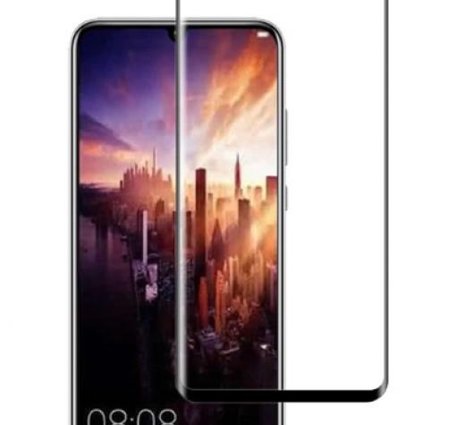 3D full cover Tempered glass screen protector Huawei P30 Pro / Извит стъклен скрийн протектор Huawei P30 Pro - черен