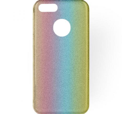 Силиконов калъф / гръб / TPU Glitter Case за Xiaomi RedMi 6 - брокат / Rainbow