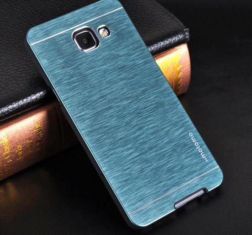 Луксозен твърд гръб MOTOMO за Samsung Galaxy A3 2016 A310 - светло син