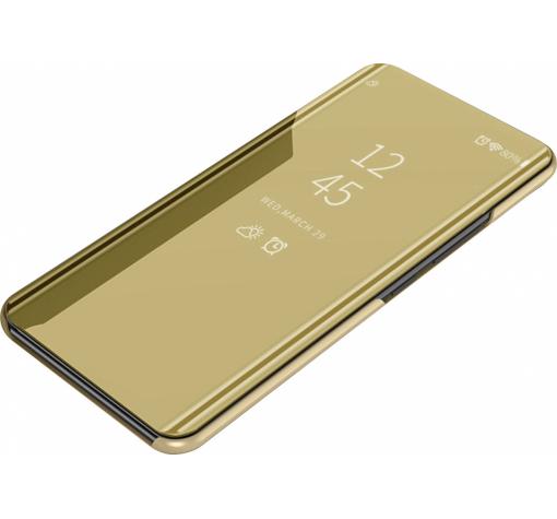 Луксозен калъф Clear View Cover с твърд гръб за Apple iPhone 11 Pro 5.8 - златист — снимка 2