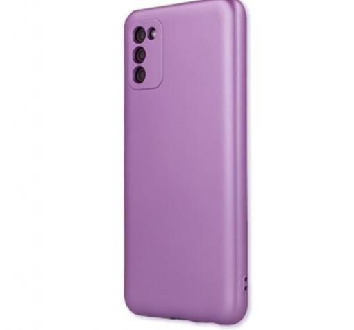 Силиконов калъф / гръб / TPU кейс Metallic Cover за Samsung Galaxy A13 4G - лилав — снимка 2