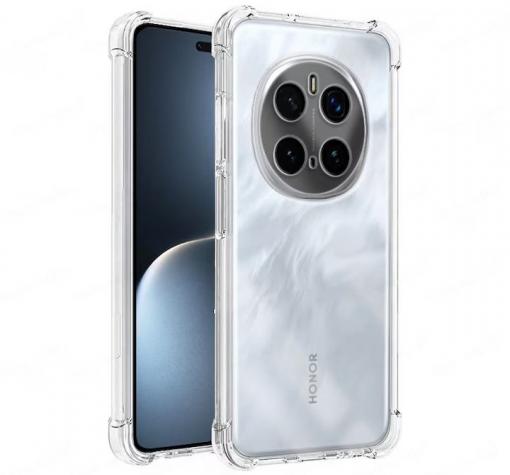 Удароустойчив силиконов калъф / гръб / TPU Anti Shock за Honor Magic 7 Pro - прозрачен