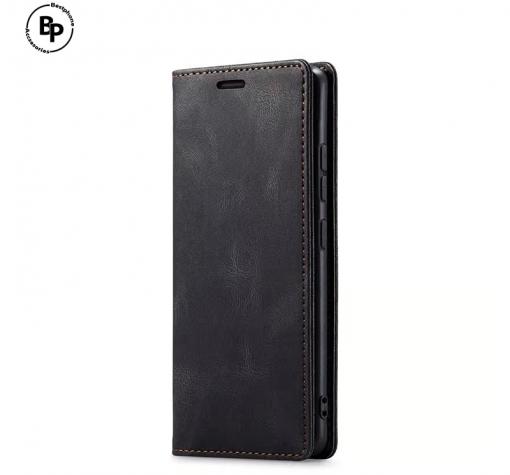 Кожен калъф Flip тефтер Magnetic Business Book Motorola Moto G57 / Motorola G57 Power / Motorola G67 Power - черен — снимка 2