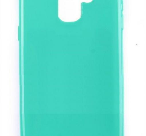 Луксозен силиконов калъф / гръб / TPU Roar LA-LA Glaze Series за Samsung Galaxy A8 2018 A530F - мента / брокат