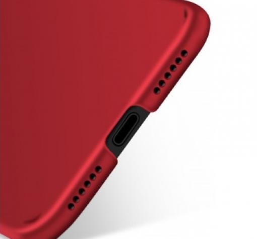 Луксозен твърд гръб FSHANG Jerry Series за Apple iPhone X / iPhone XS - червен — снимка 3