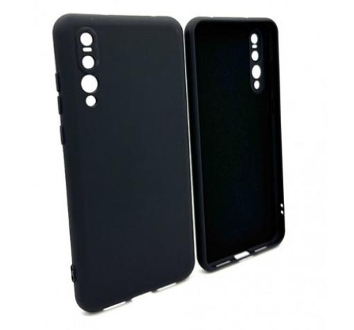 Силиконов калъф / гръб / TPU кейс за Huawei P20 Pro - черен кейс със защита за камерата — снимка 4
