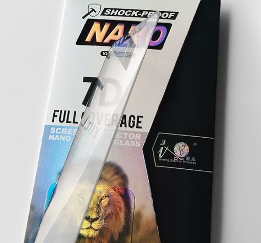 Удароустойчив протектор Full Cover / Nano Flexible Screen Protector с лепило по цялата повърхност за дисплей на Samsung Galaxy J7 2016 J710 - черен — снимка 3